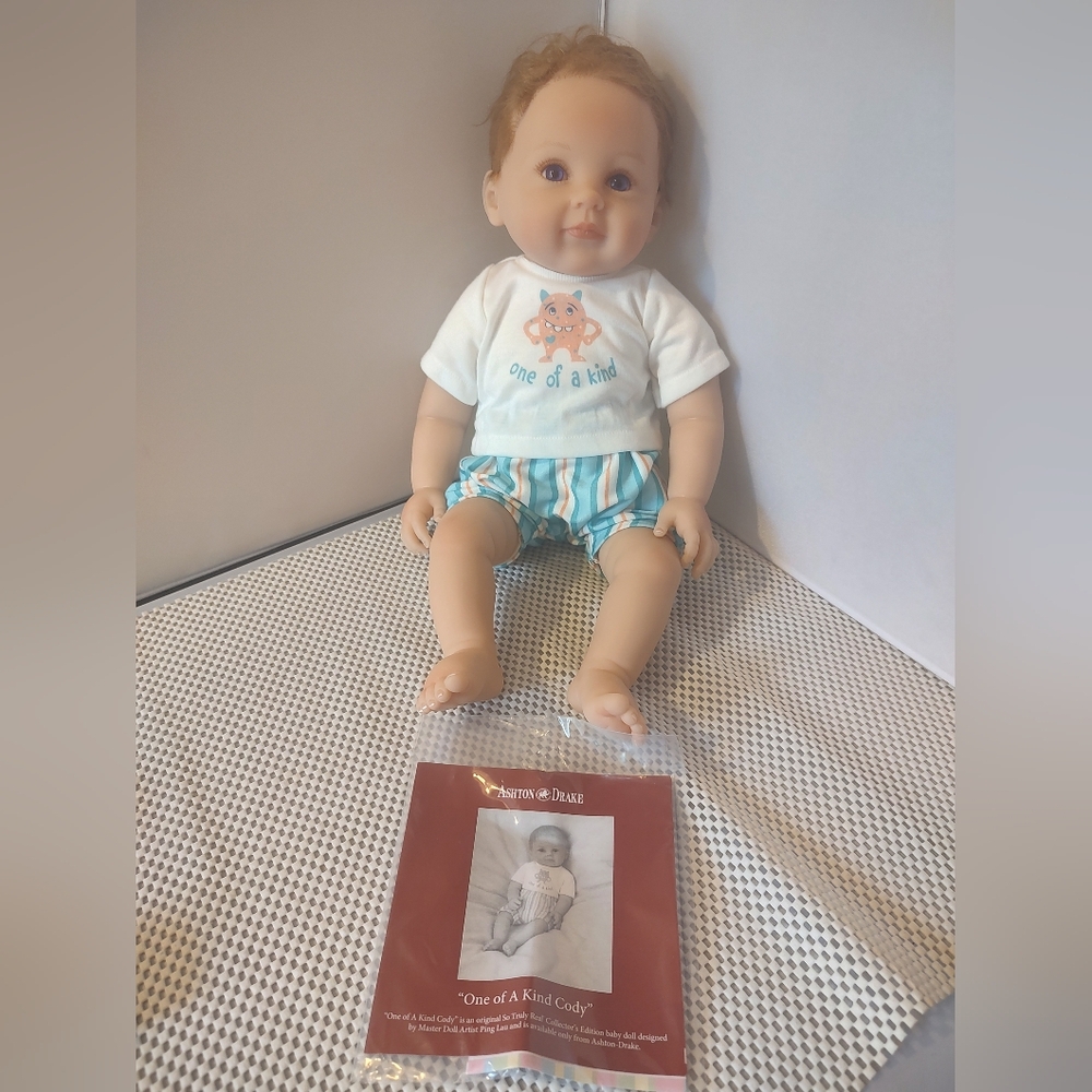 Ashton Drake "One of A Kind Cody" A So Truly Real Collector's Edition Baby Doll